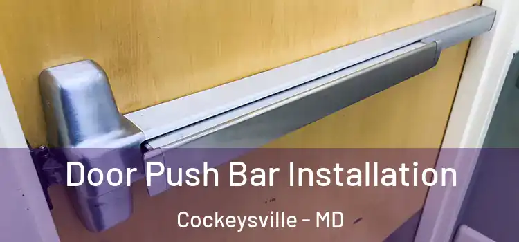 Door Push Bar Installation Cockeysville - MD